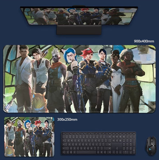 League of Legends Arcane Squad Mouse Pad