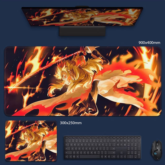 Demon Slayer: Kimetsu no Yaiba Flame Hashira Shinjuro Rengoku Mouse Pad