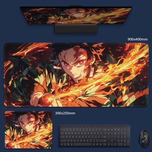 Demon Slayer: Kimetsu no Yaiba Tanjiro Kamado Hinokami Kagura Mouse Pad