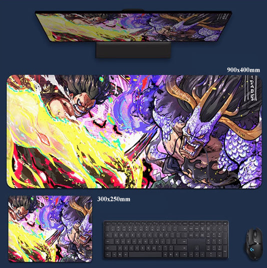 One Piece Luffy VS Kaido Intense Mouse Pad