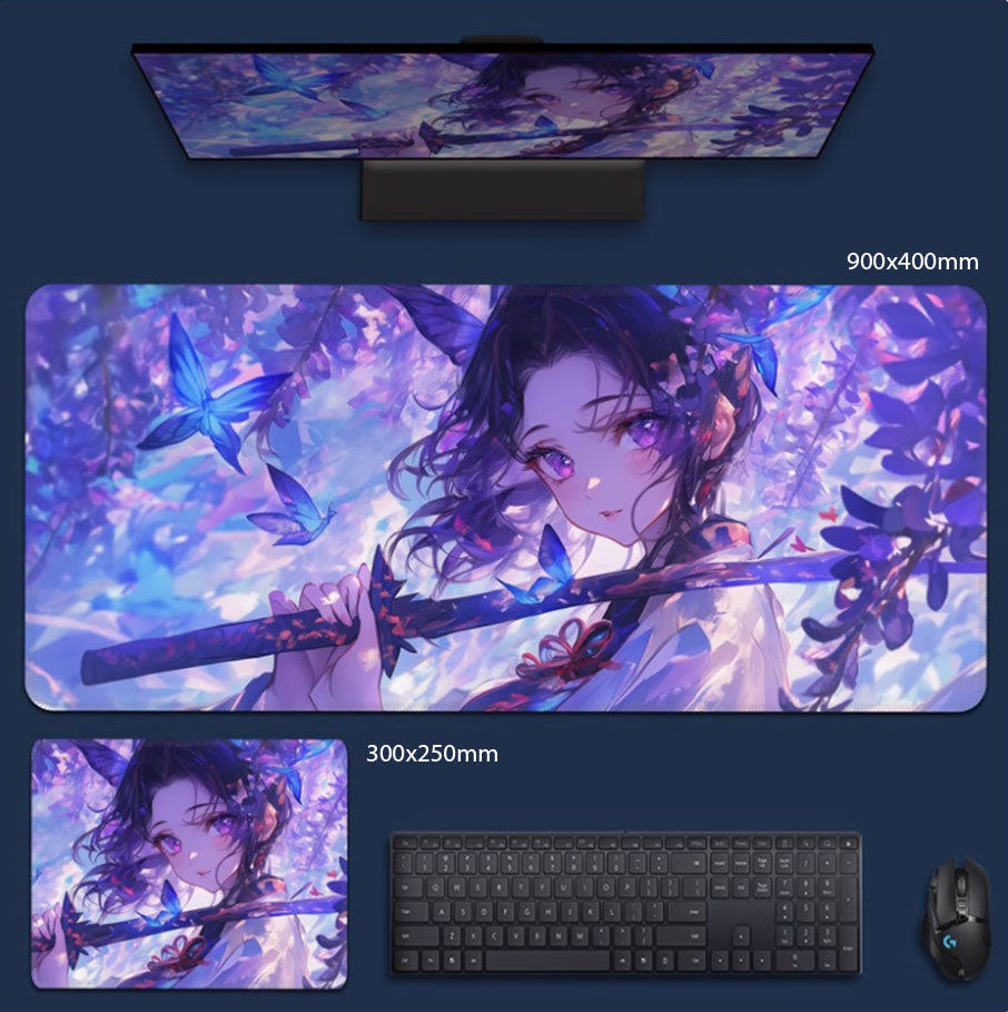 Demon Slayer: Kimetsu no Yaiba Insect Hashira Shinobu Kocho Butterfly Dance Mouse Pad