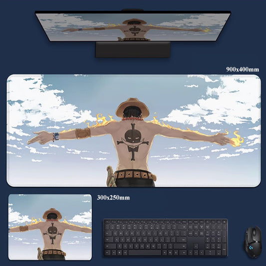 One Piece Fire Fist Ace Mouse Pad